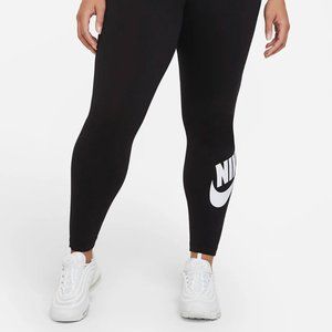 Nike Women's Plus size (3X) high waisted swoosh leggings